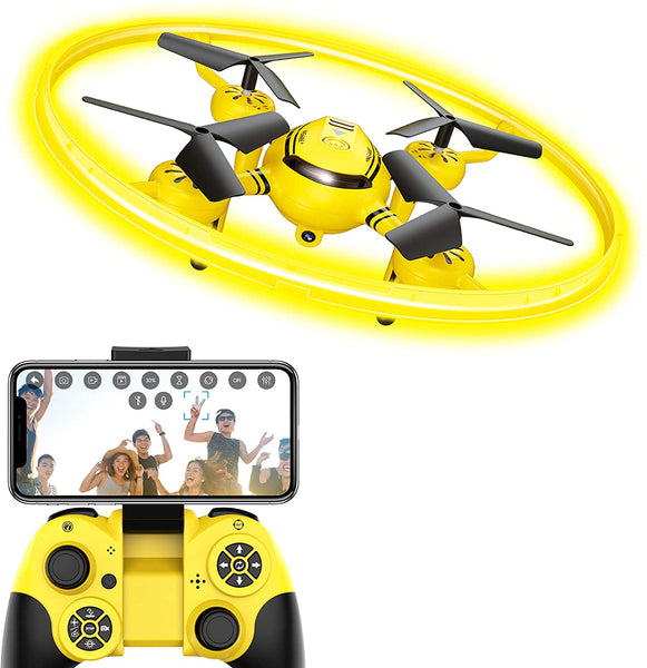 Q8 FPV Drone with HD Camera and Night Light,RC Drones for Kids Quadcopter