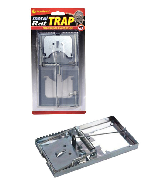 METAL RAT TRAPS CLASSIC SNAP RAT/MOUSE TRAPS - REUSABLE RODENT TRAPS