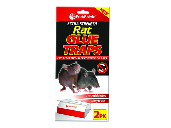 PESTSHIELD LARGE EXTRA STRENGTH MOUSE / RAT GLUE TRAPS - (28cm / 11inches)