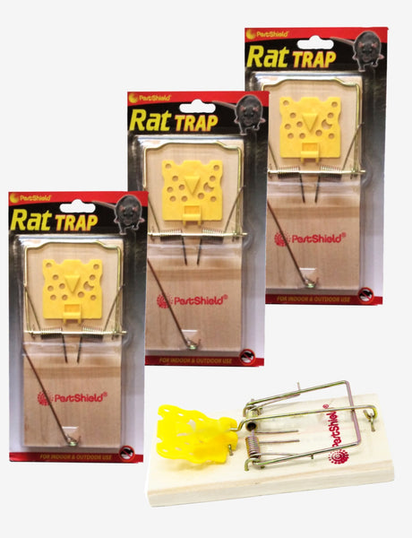 JUMBO WOODEN RAT TRAPS CLASSIC-SNAP-RAT/MOUSE TRAPS - REUSABLE RODENT TRAPS