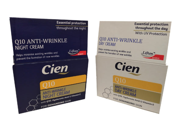 CIEN Q10 ANTI-WRINKLE DAY AND NIGHT CREAM PACK & BUNDLES